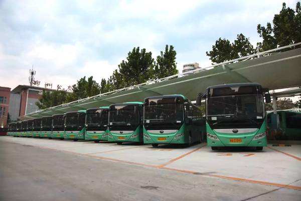 郑州新增800台纯电动公交车投入使用